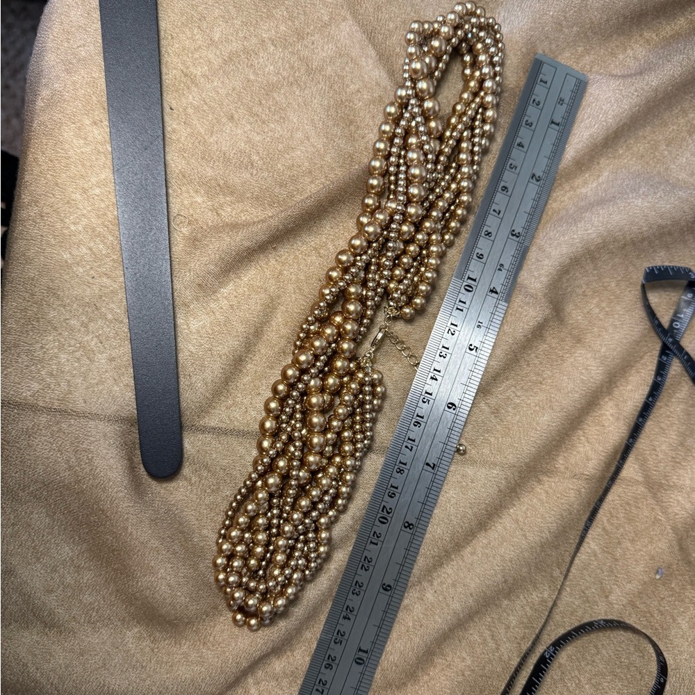 Shofel Bros 6 Strand Pearl Necklace - Picture 7 of 9